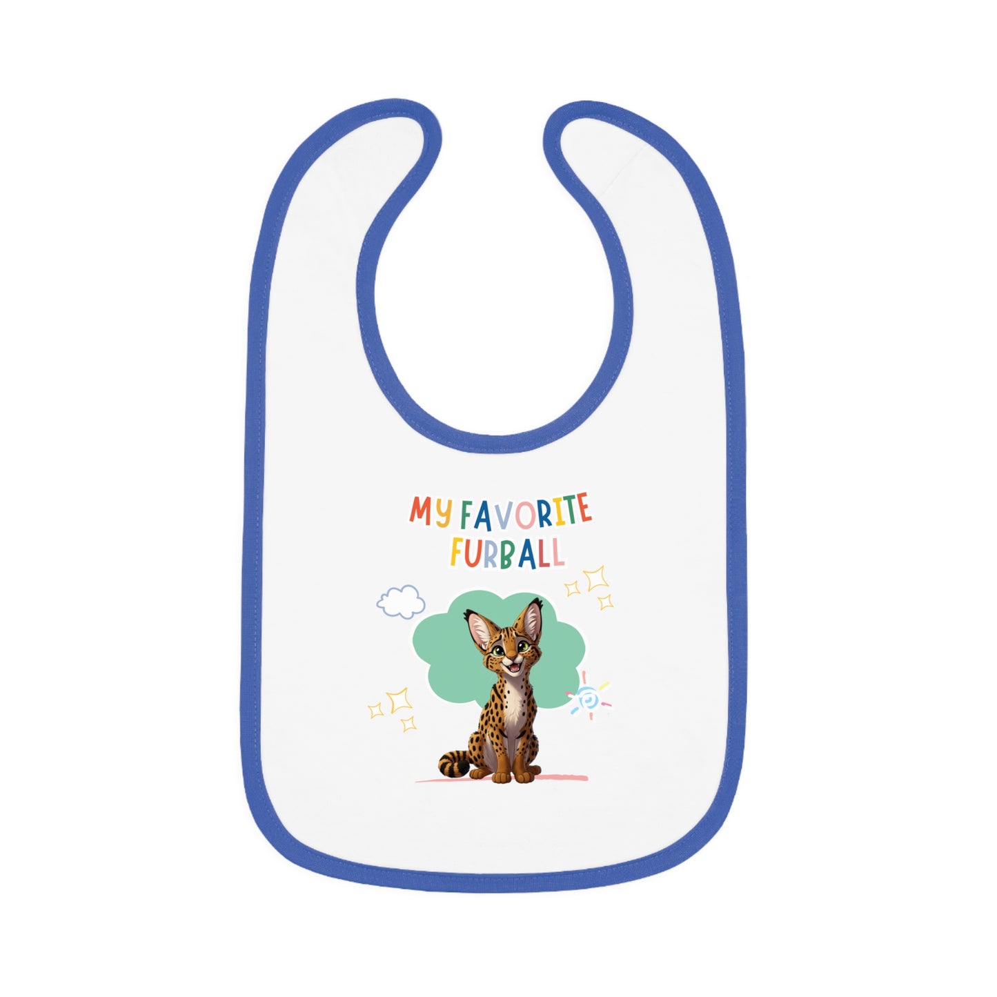 Savannah Cat Favorite Furball Baby Bib