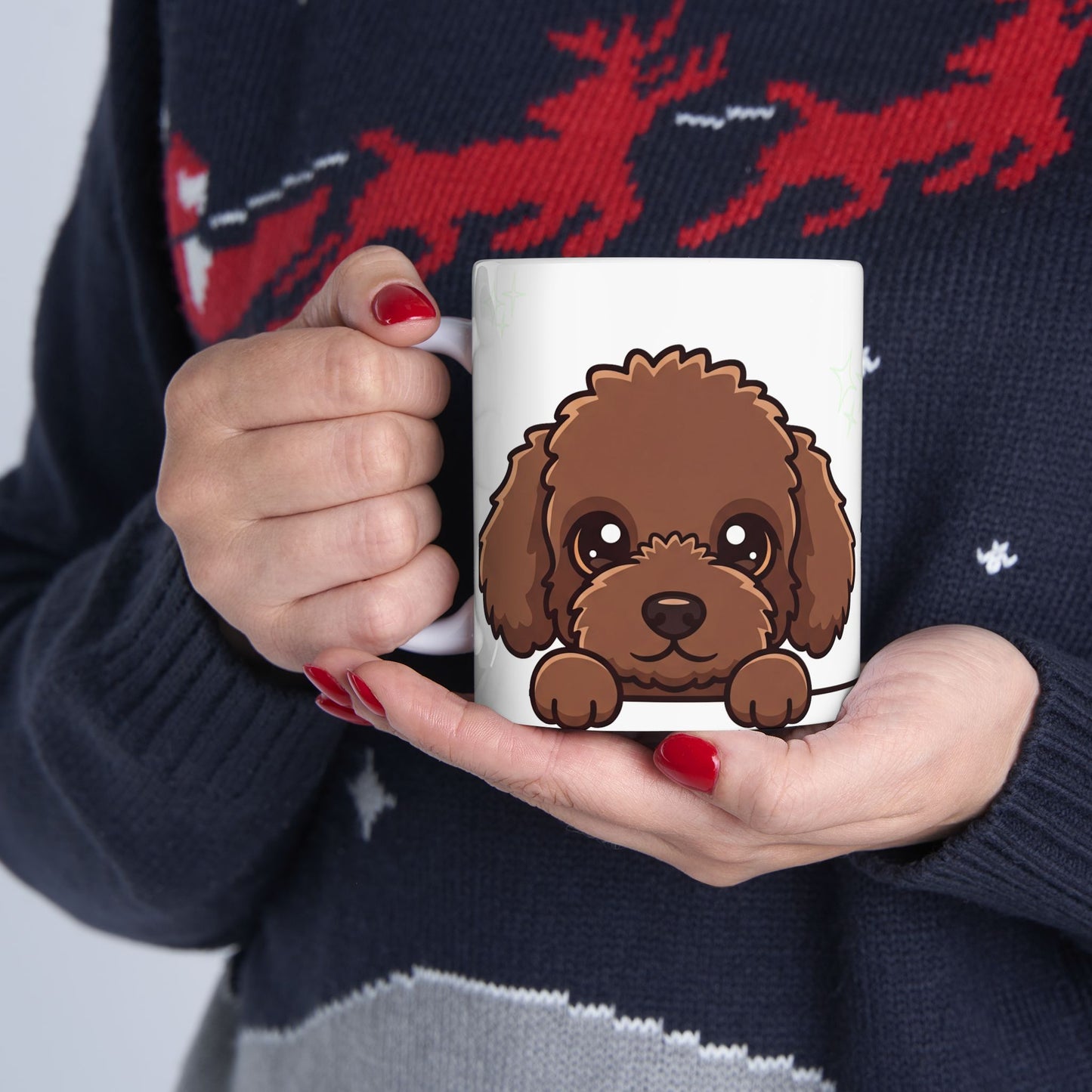 Doodle Peek-a-Boo Mug | Best Doodle Daddy Gift
