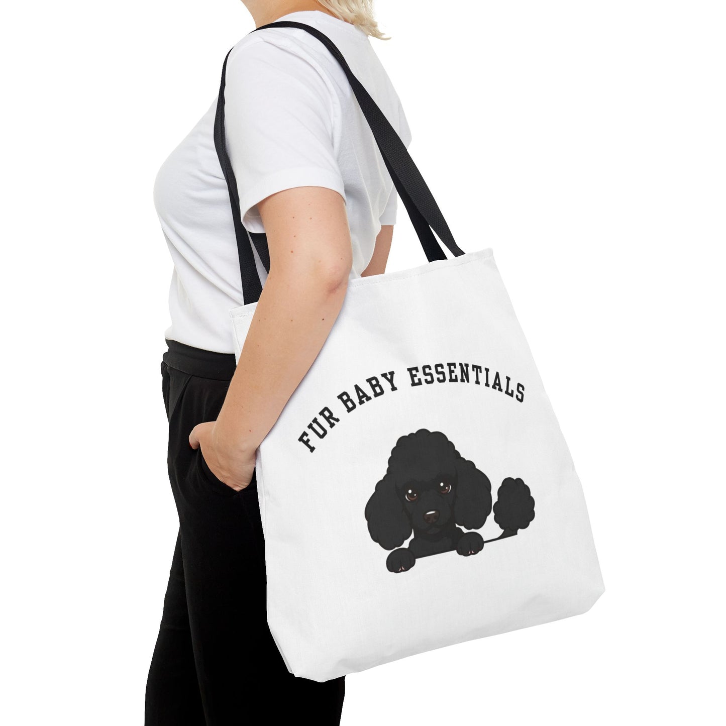 Poodle FurBaby Tote Bag