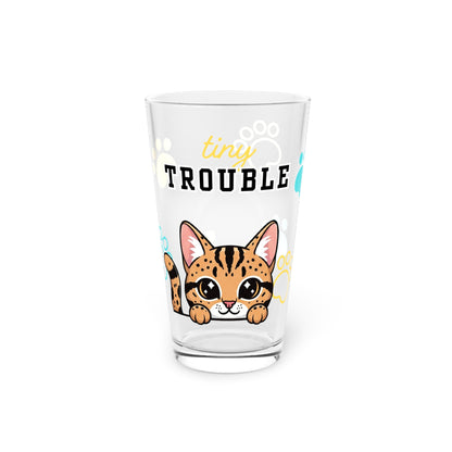 Ocicat Tiny Trouble Pint Glass