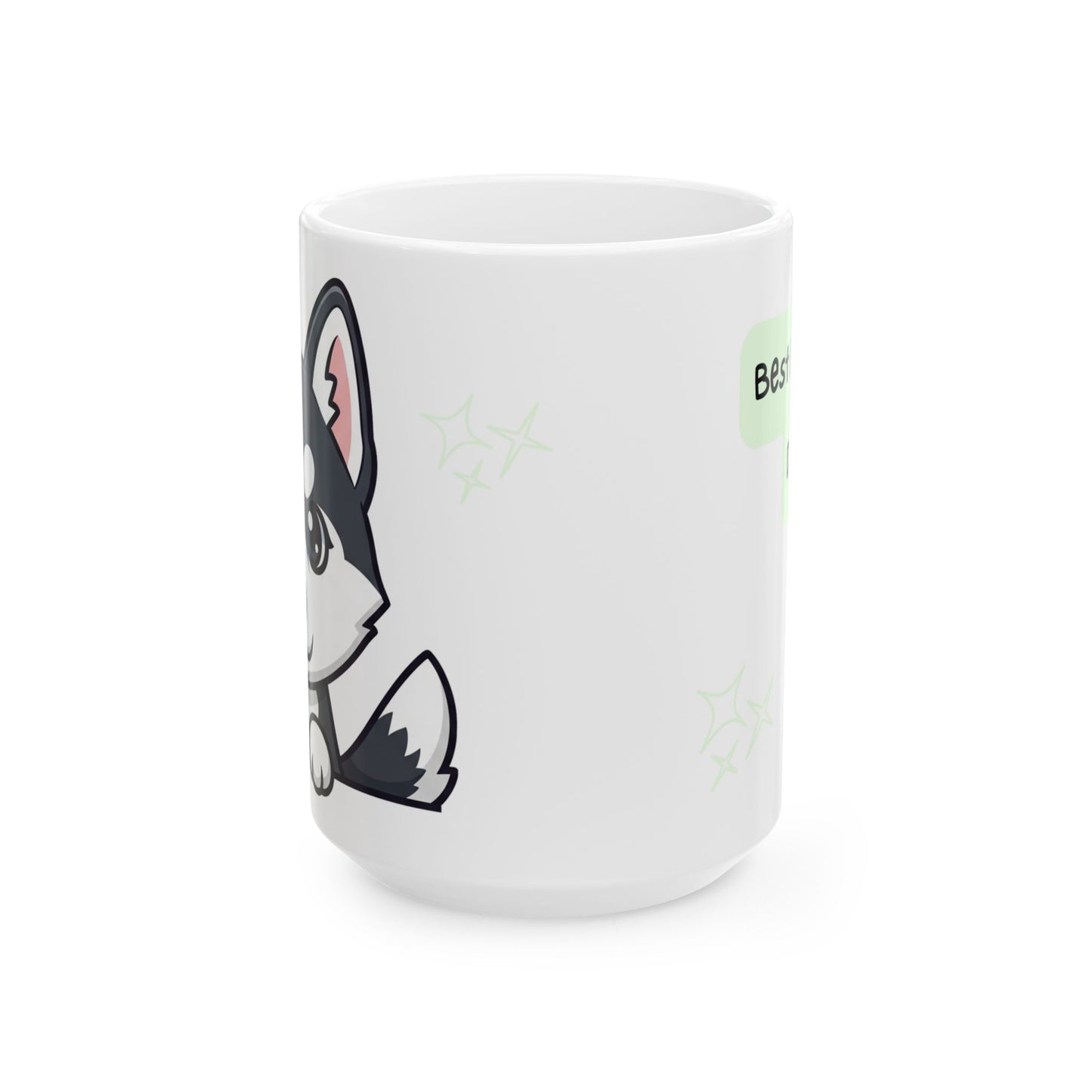 Husky Peek-a-Boo Mug | Best Husky Daddy Gift
