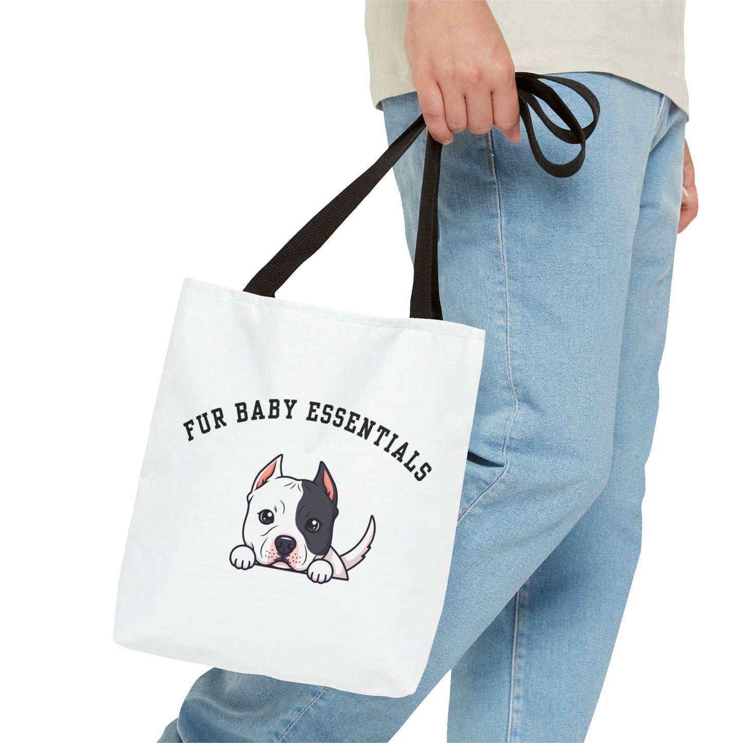 Pitbull FurBaby Tote Bag