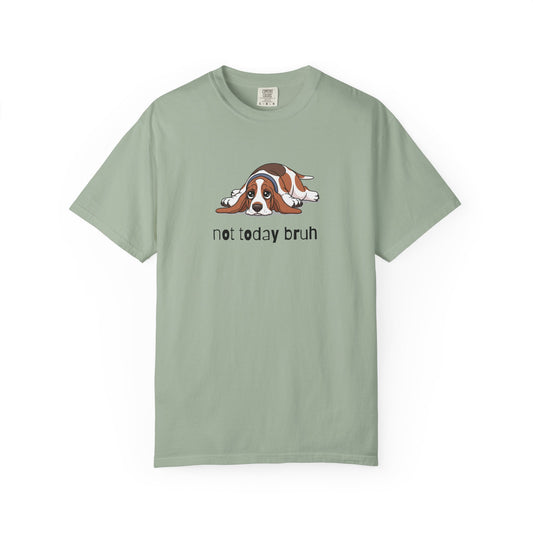 Basset Hound Not Today Bruh T-Shirt