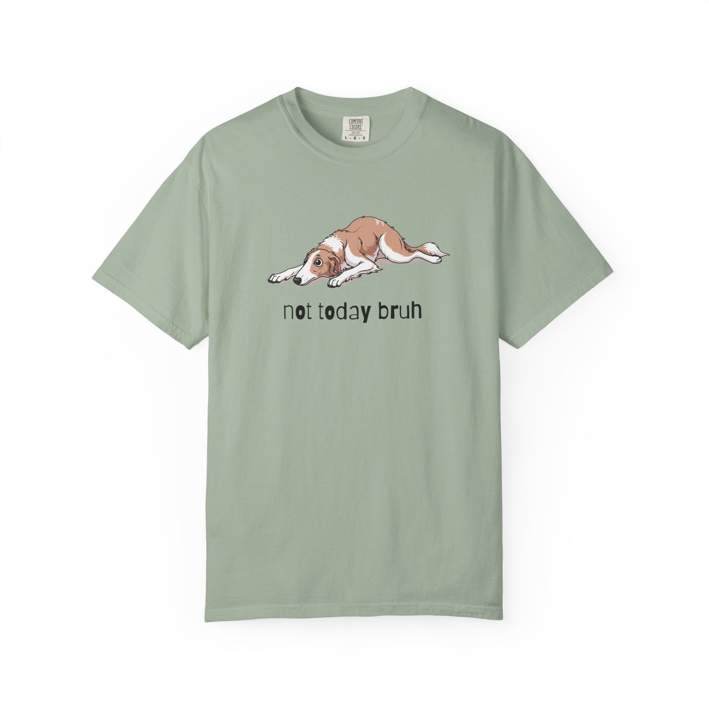Borzoi Not Today Bruh T-Shirt