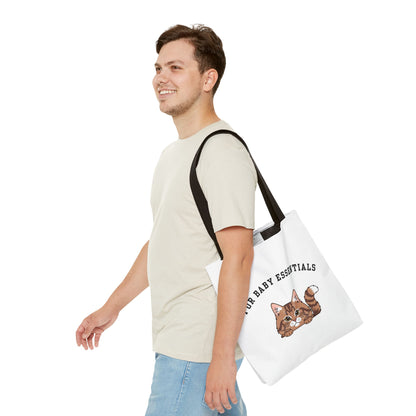 Long hair brown tabby cat FurBaby Tote Bag