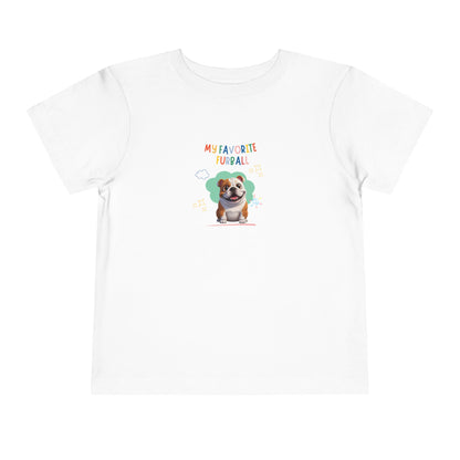 Bulldog Favorite Furball Toddler Tee
