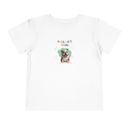 Bulldog Favorite Furball Toddler Tee