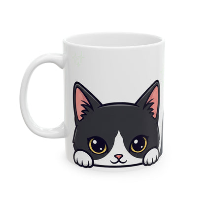 Cat Peek-a-Boo Mug | Best Cat Mama Gift
