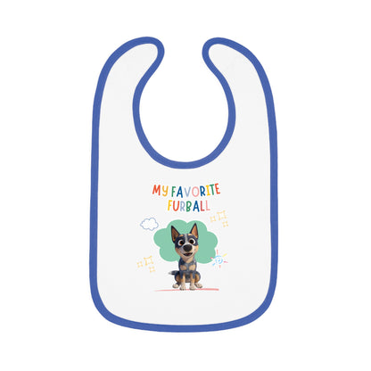 Blue Heeler Favorite Furball Baby Bib