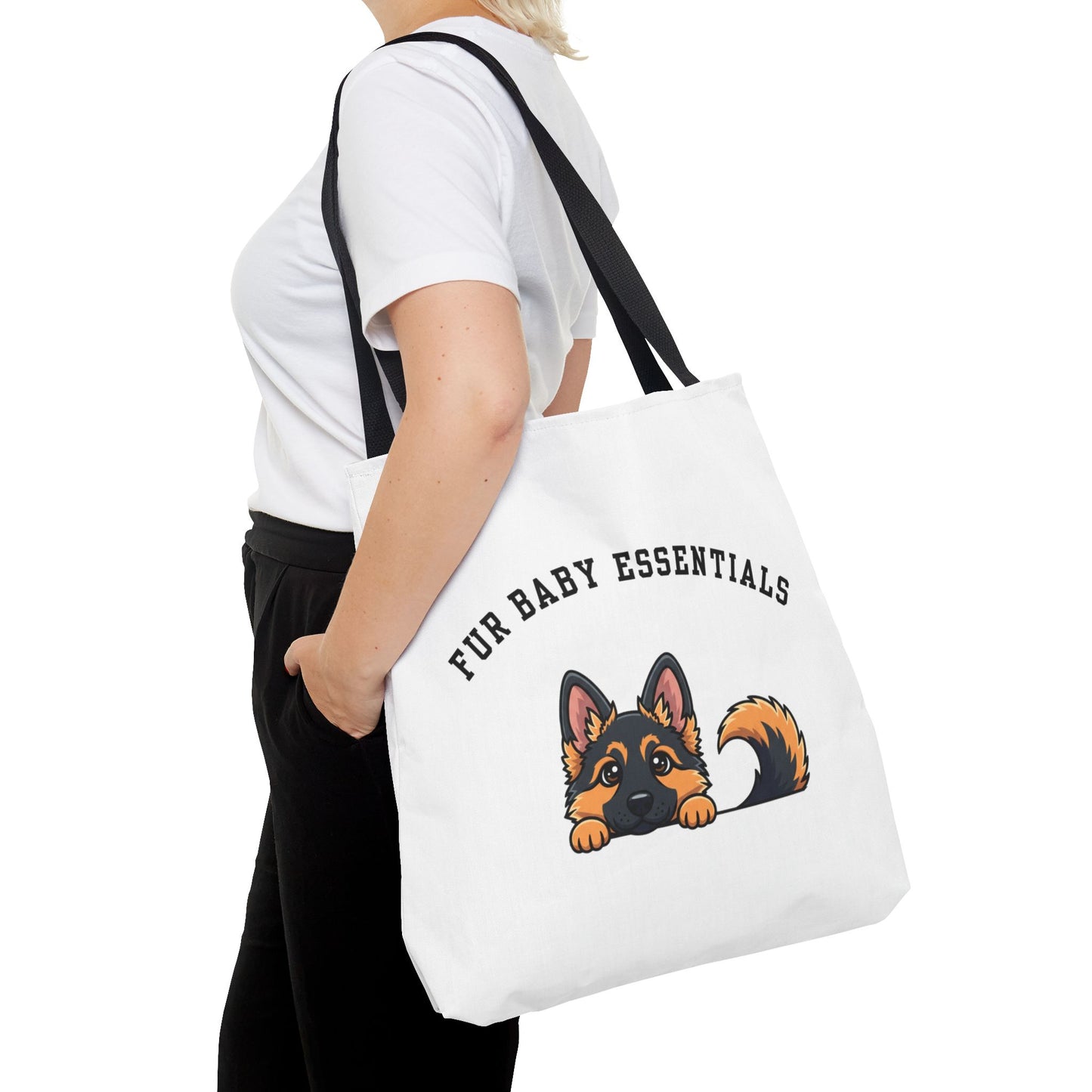 German Shepherd FurBaby Tote Bag