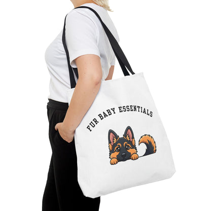 German Shepherd FurBaby Tote Bag