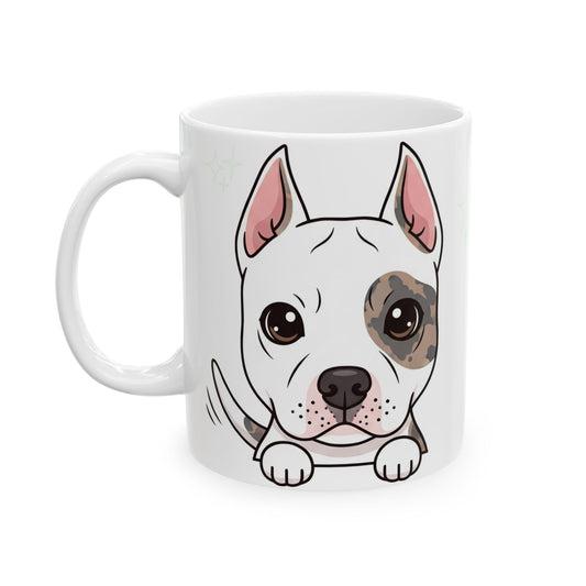 American Stafford Terrier Peek-a-Boo Mug | Best Staffy Daddy