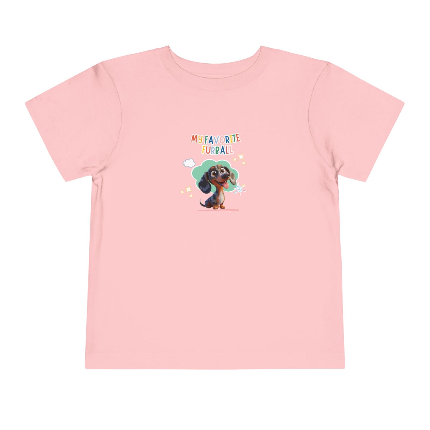 Dacshund Favorite Furball Toddler Tee