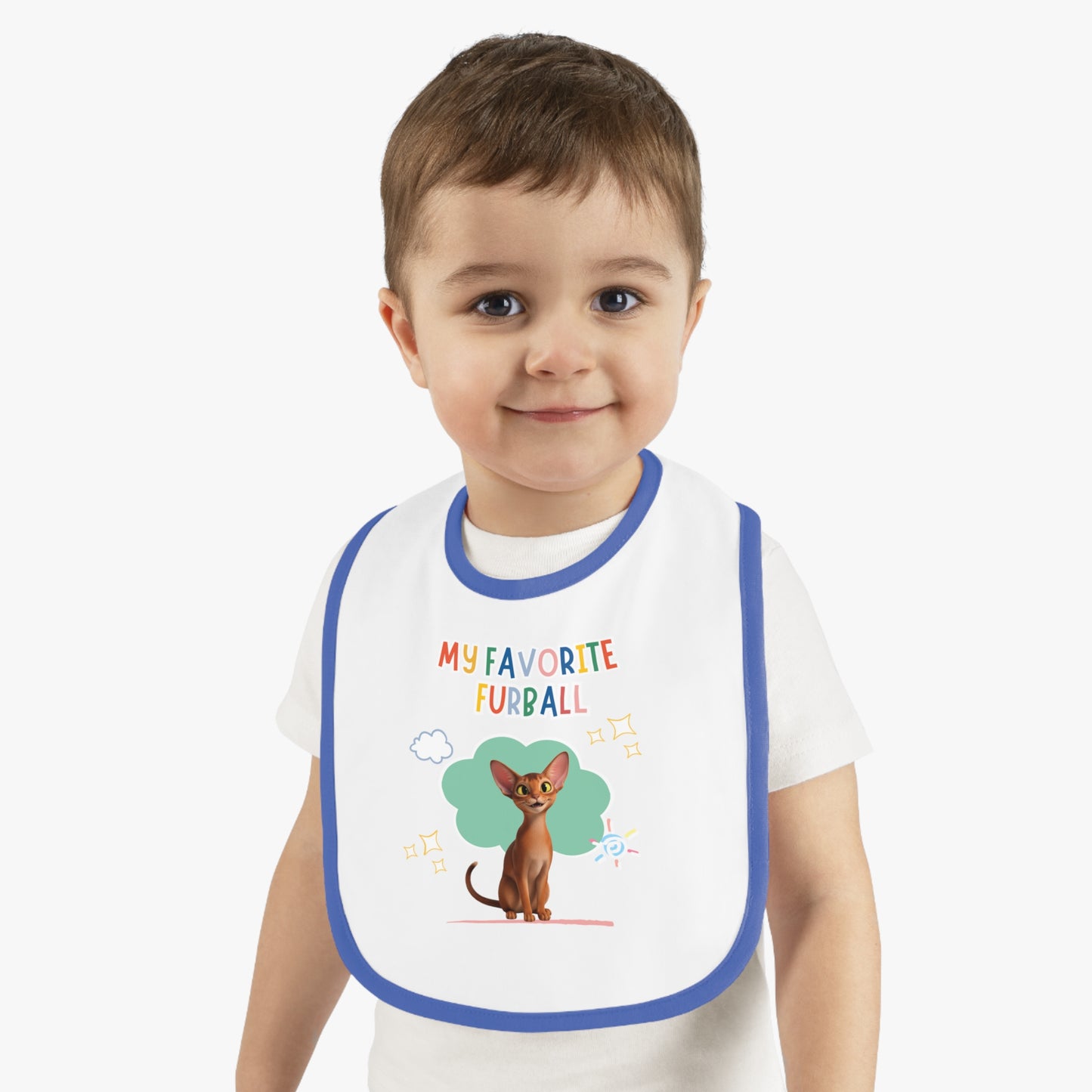 Abyssinian Favorite Furball Baby Bib