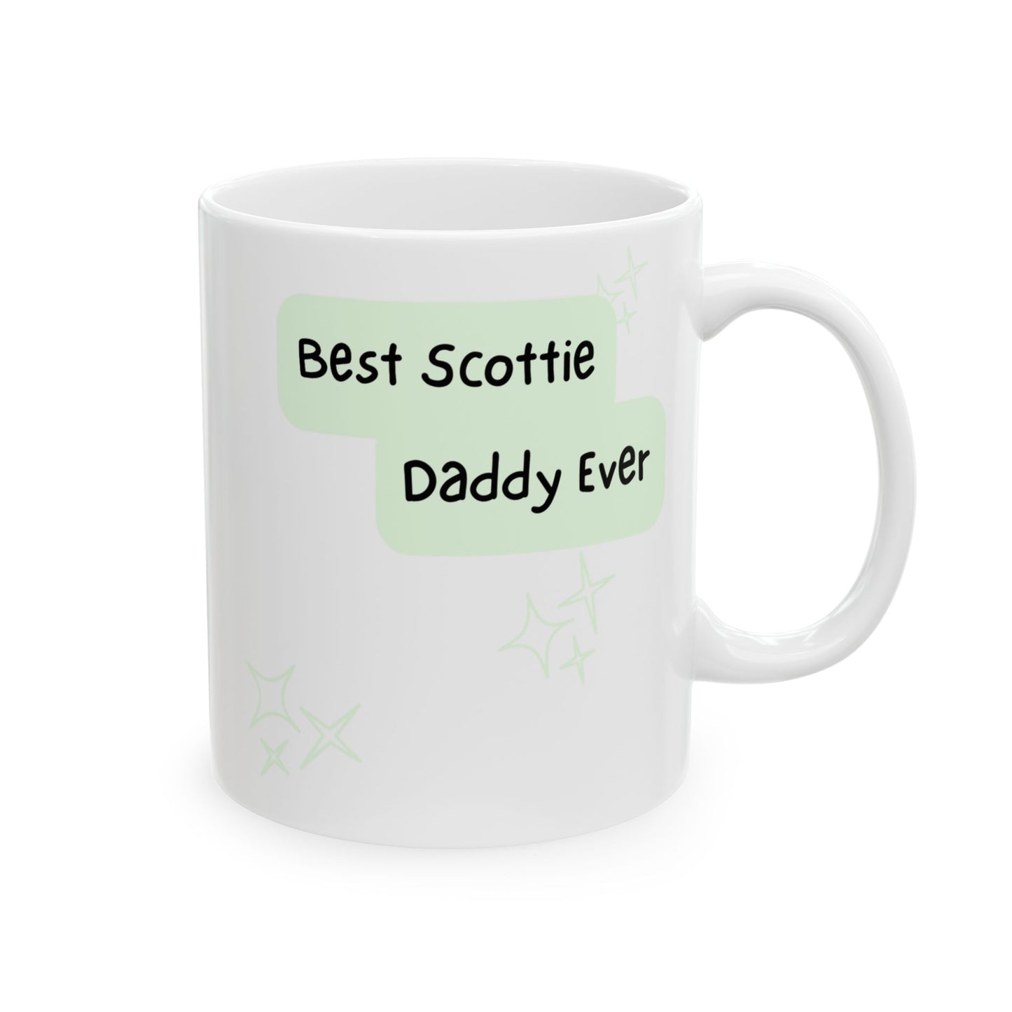 Scottish Terrier Peek-a-Boo Mug | Best Scottie Daddy Gift
