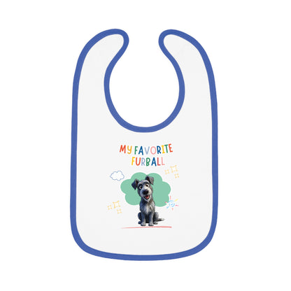 Scottish Deerhound Favorite Furball Baby Bib
