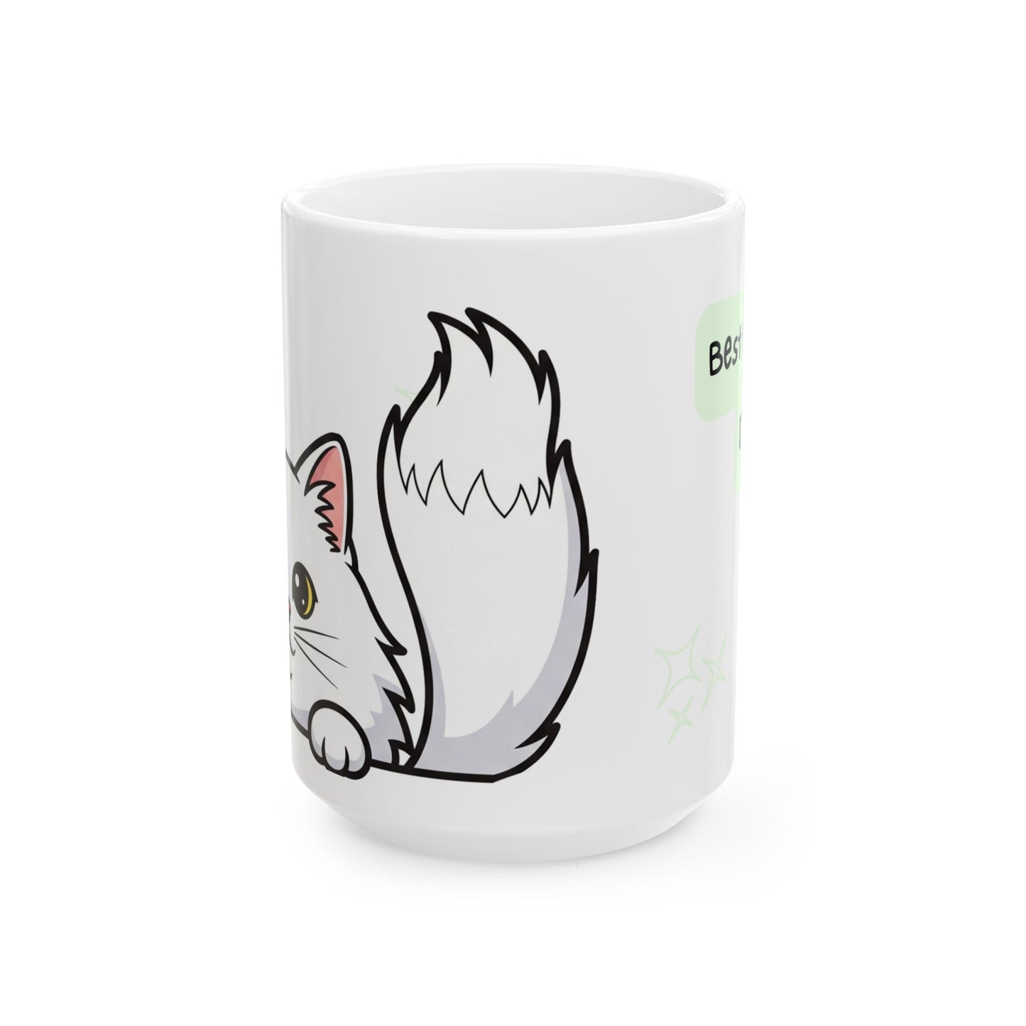 Cat Peek-a-Boo Mug | Best Cat Daddy Gift
