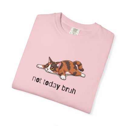 Short hair tortoiseshell cat Not Today Bruh T-Shirt