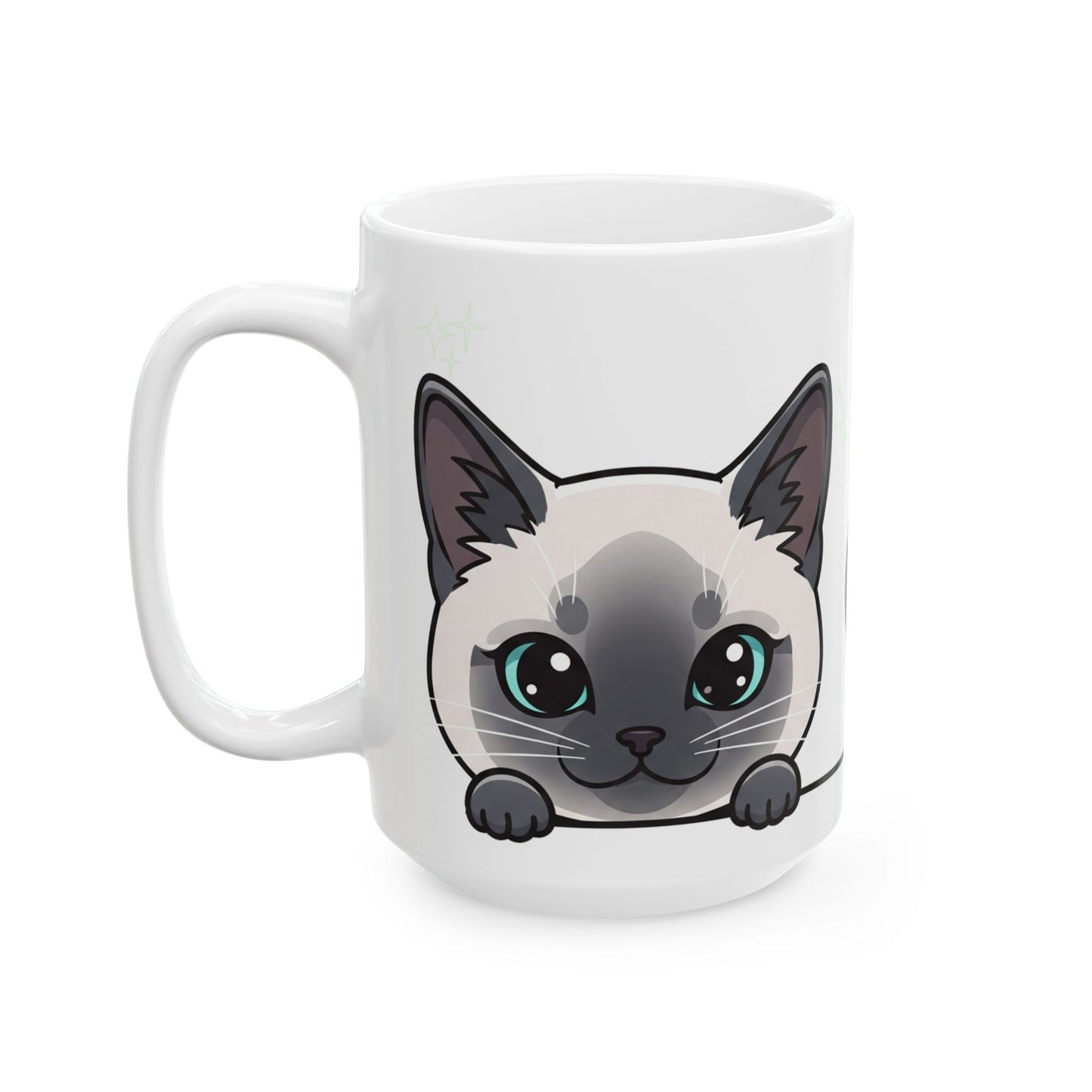 Siamese Peek-a-Boo Mug | Best Siamese Daddy Gift