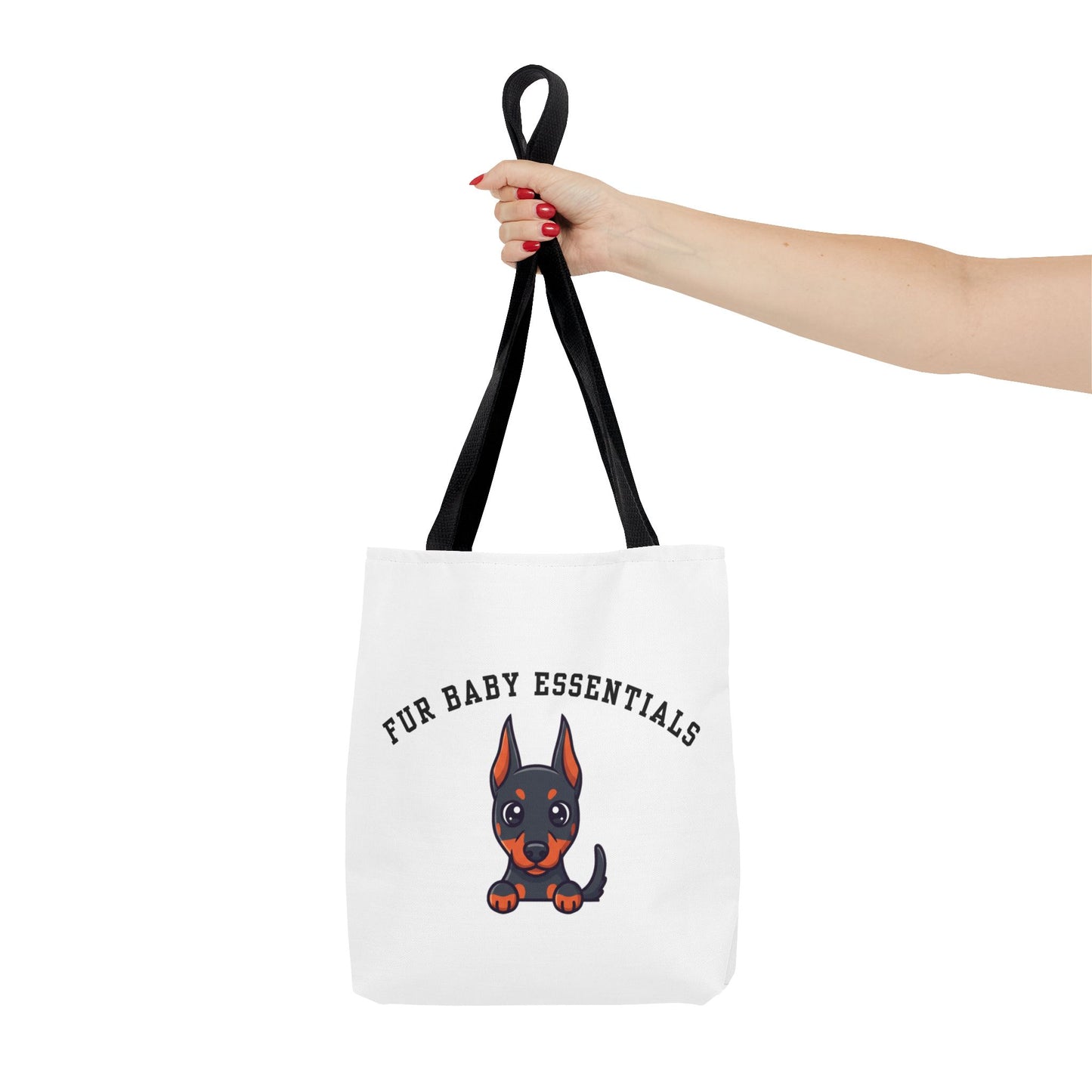 Doberman FurBaby Tote Bag