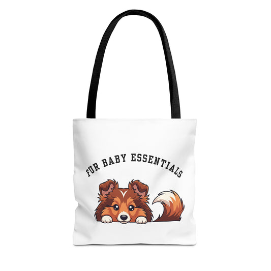 Sheltie FurBaby Tote Bag