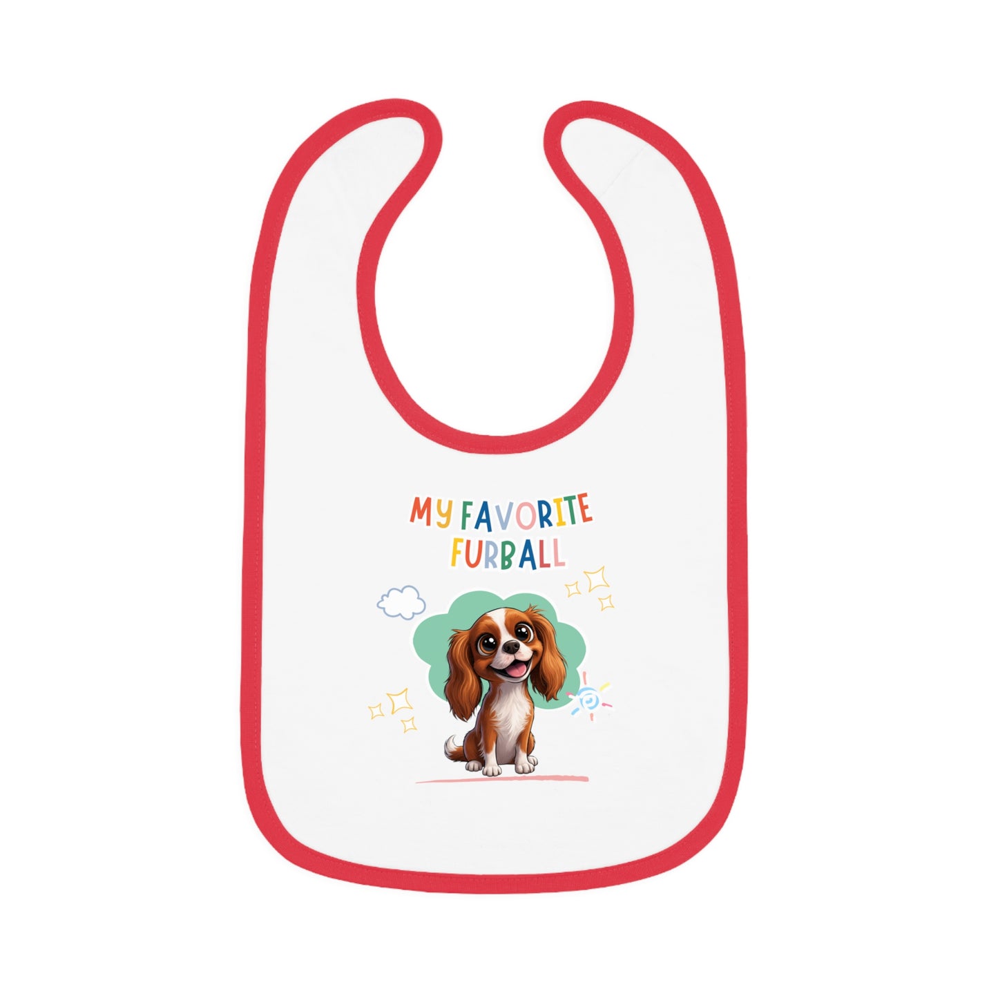 Cavalier Favorite Furball Baby Bib