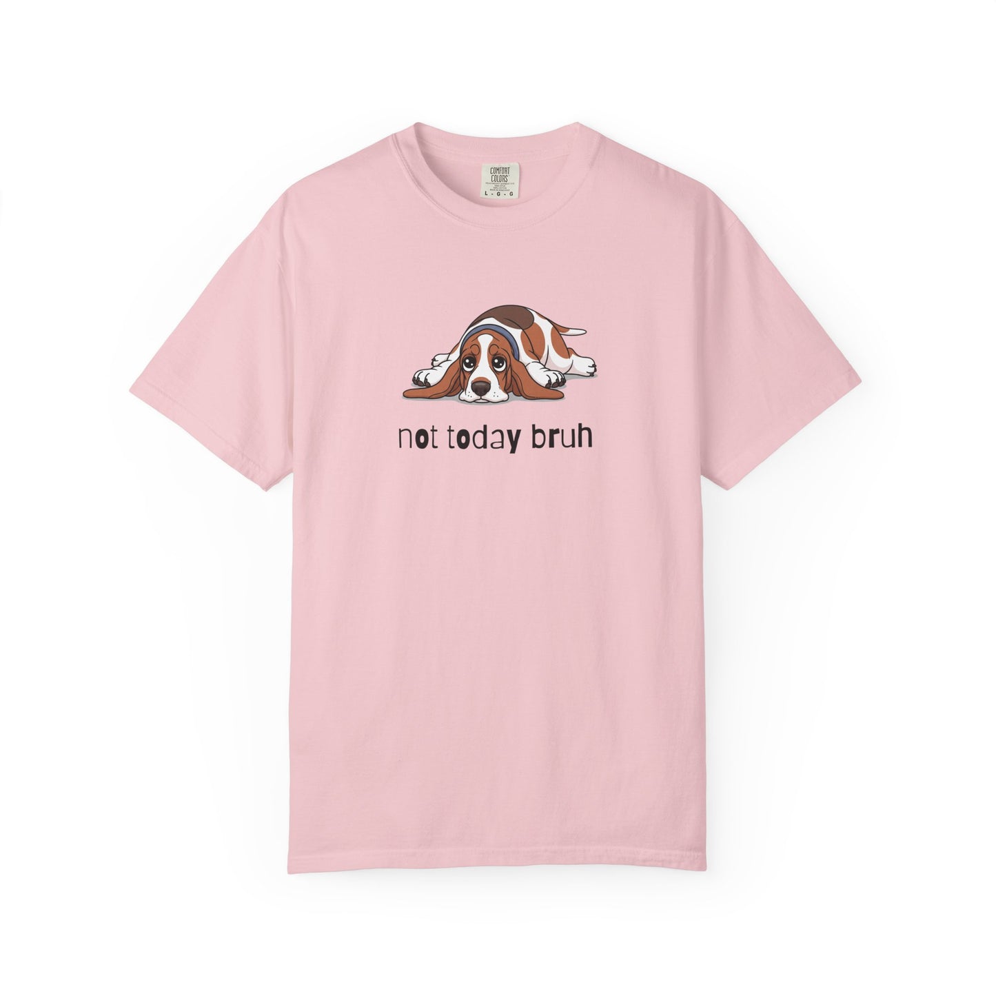 Basset Hound Not Today Bruh T-Shirt