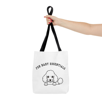 Poodle FurBaby Tote Bag