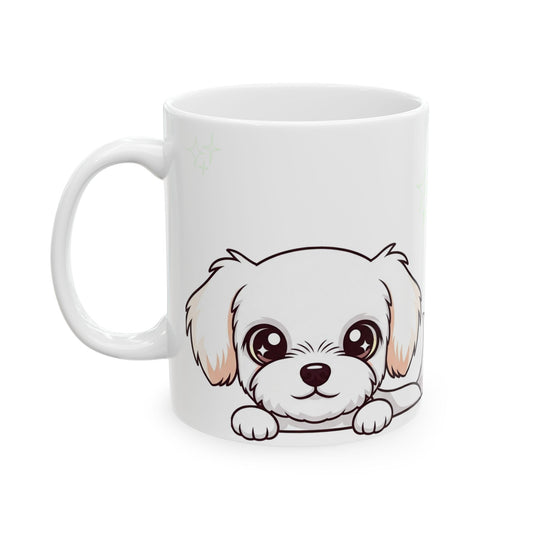Maltese Peek-a-Boo Mug | Best Maltese Mama Gift