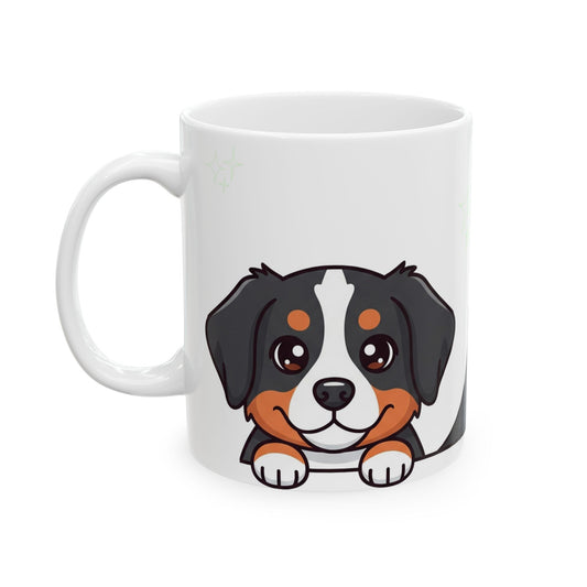 Bernese Mountain Dog Peek-a-Boo Mug | Best Berner Daddy