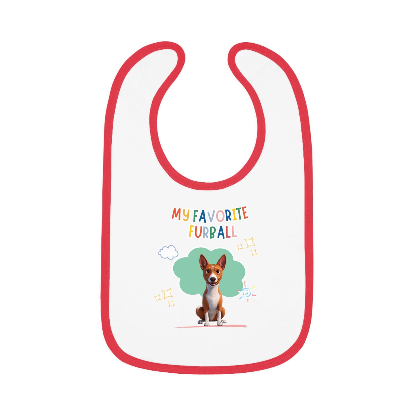 Basenji Favorite Furball Baby Bib