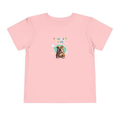Bulldog Favorite Furball Toddler Tee