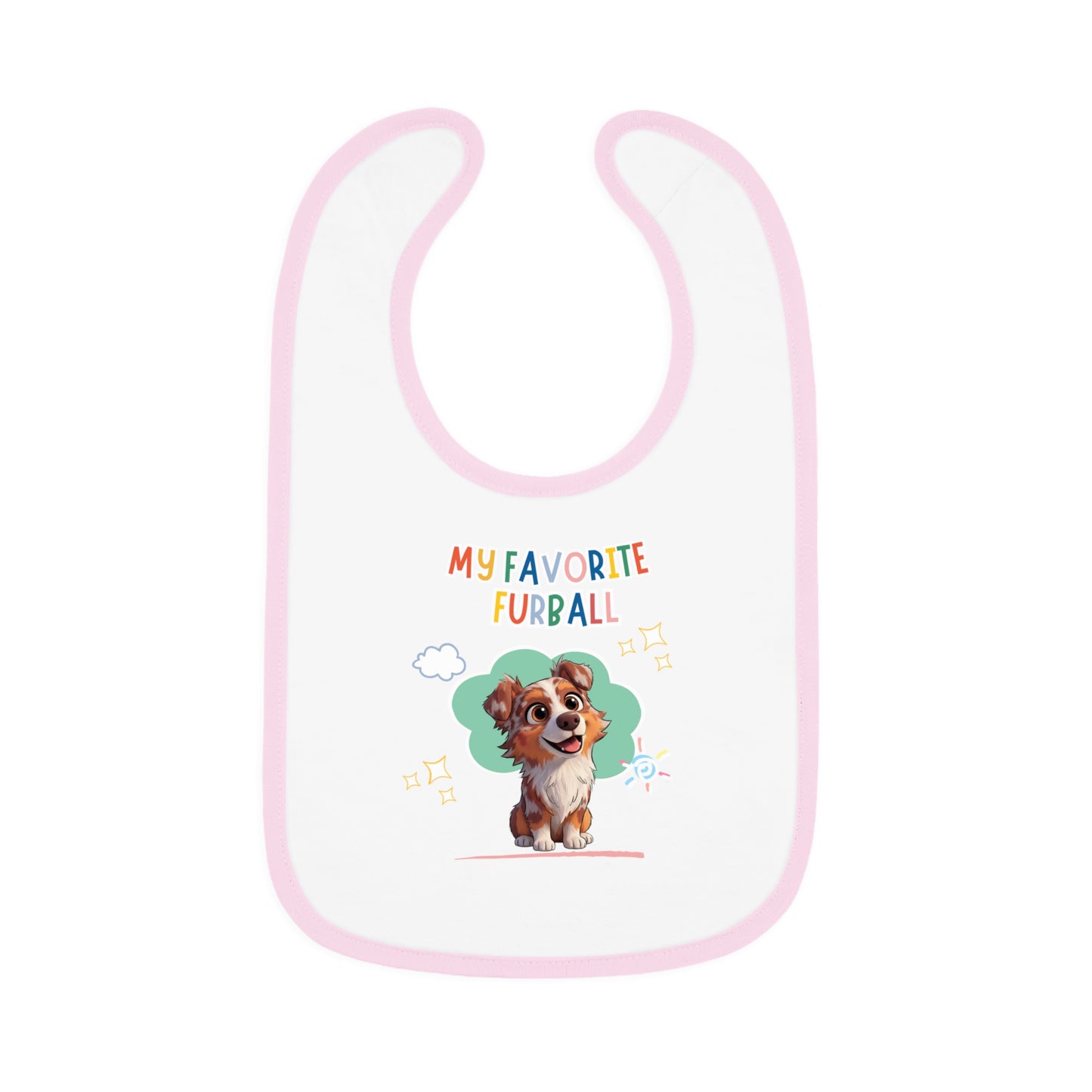 Aussie Favorite Furball Baby Bib