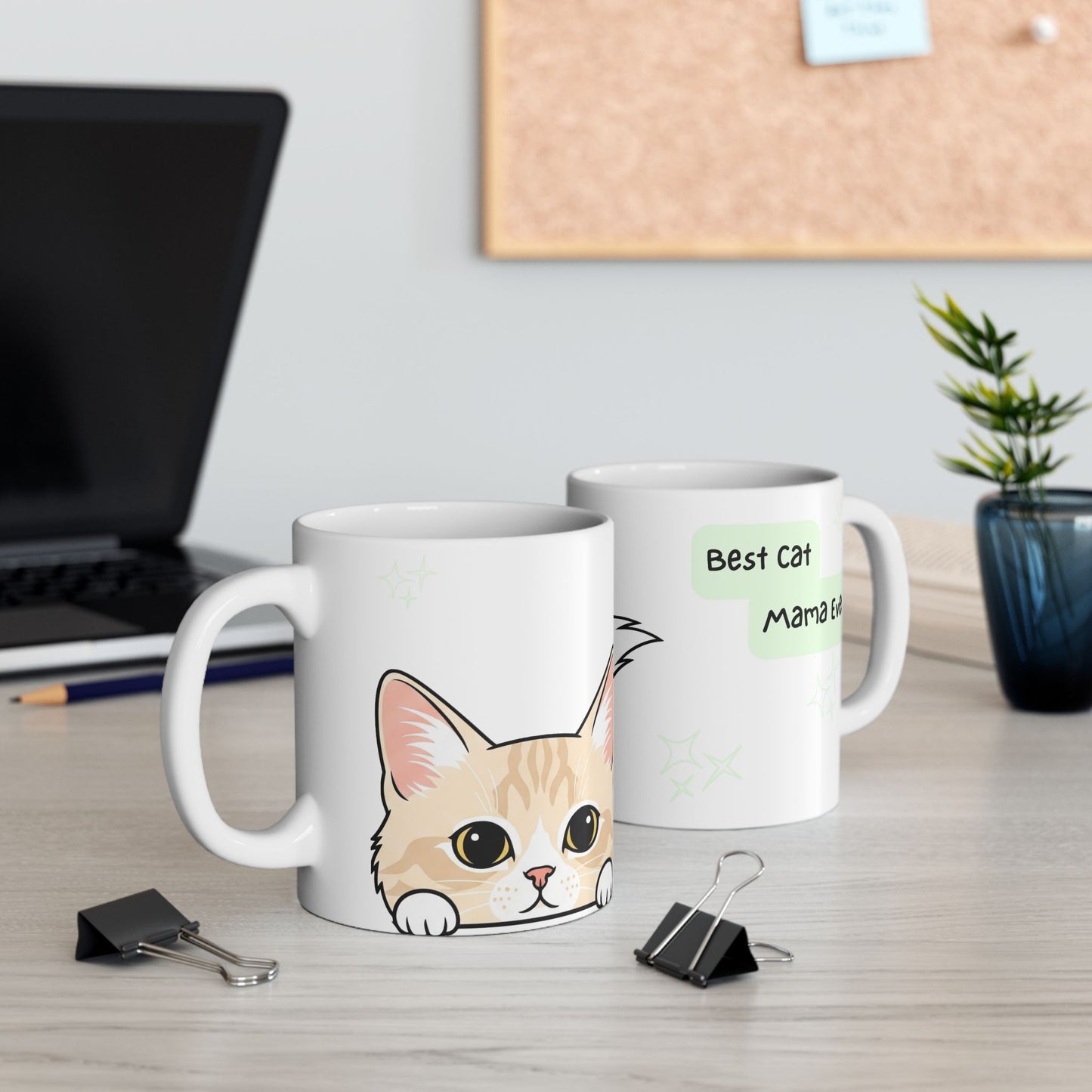 Cat Peek-a-Boo Mug | Best Cat Mama Gift