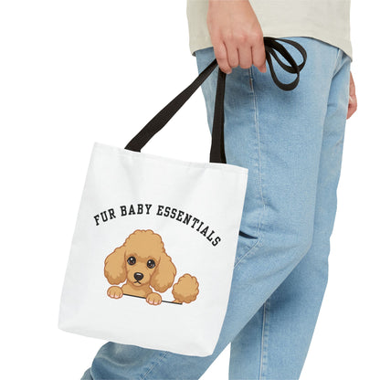 Poodle FurBaby Tote Bag
