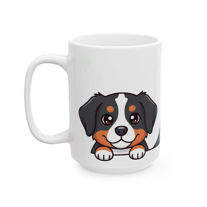 Bernese Mountain Dog Peek-a-Boo Mug | Best Berner Mama