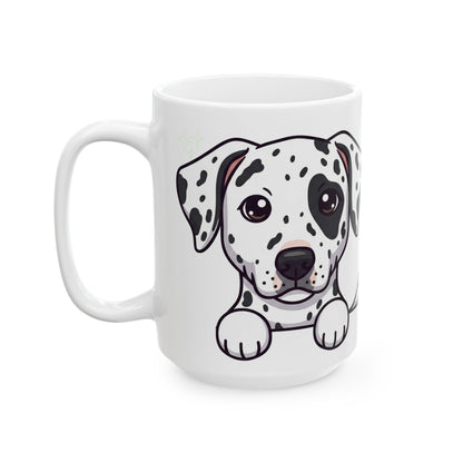 Dalmatian Peek-a-Boo Mug | Best Dalmatian Daddy Gift