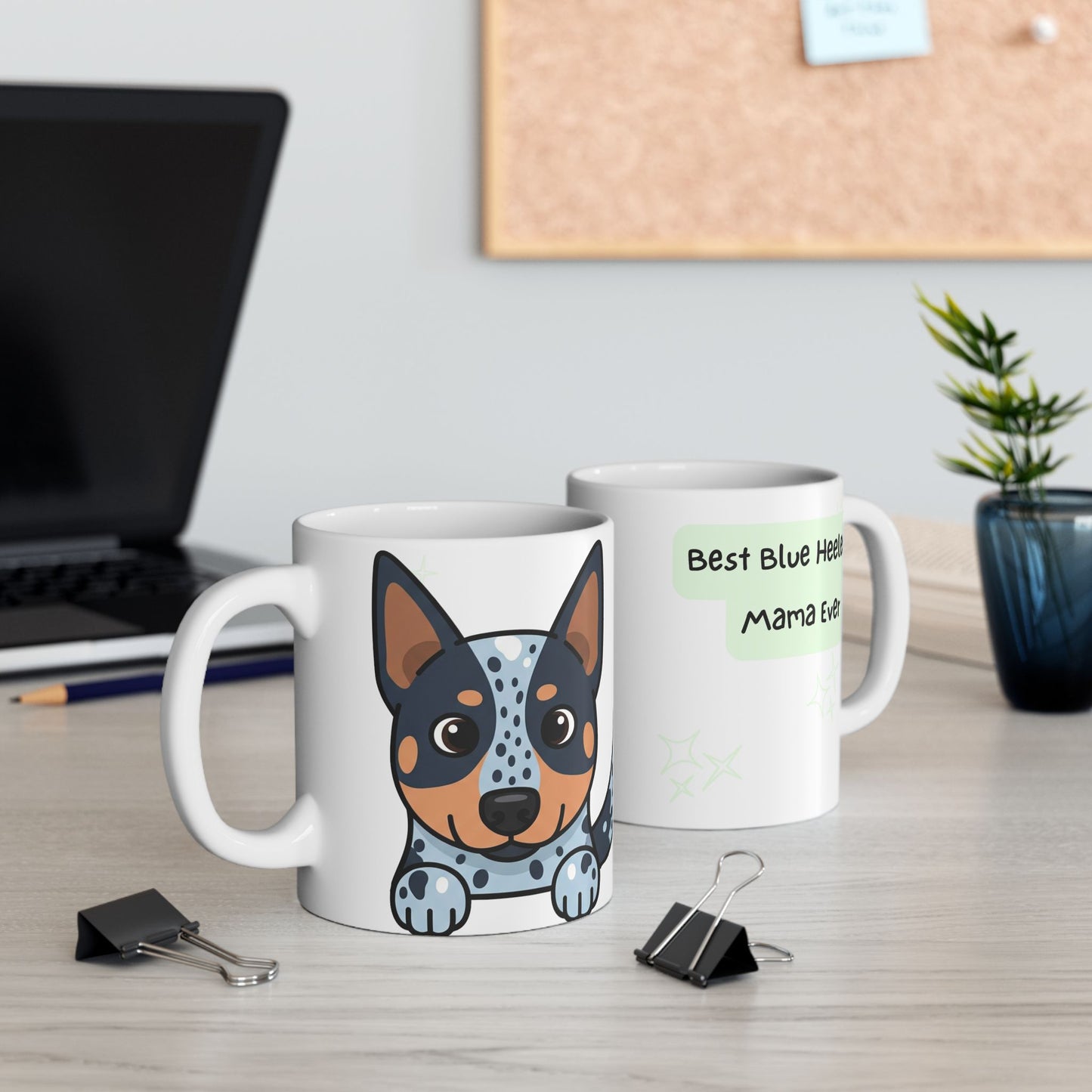 Australian Cattle Dog Peek-a-Boo Mug | Best Heeler Mama Gift