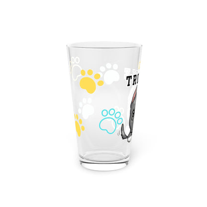 Pitbull Tiny Trouble Pint Glass