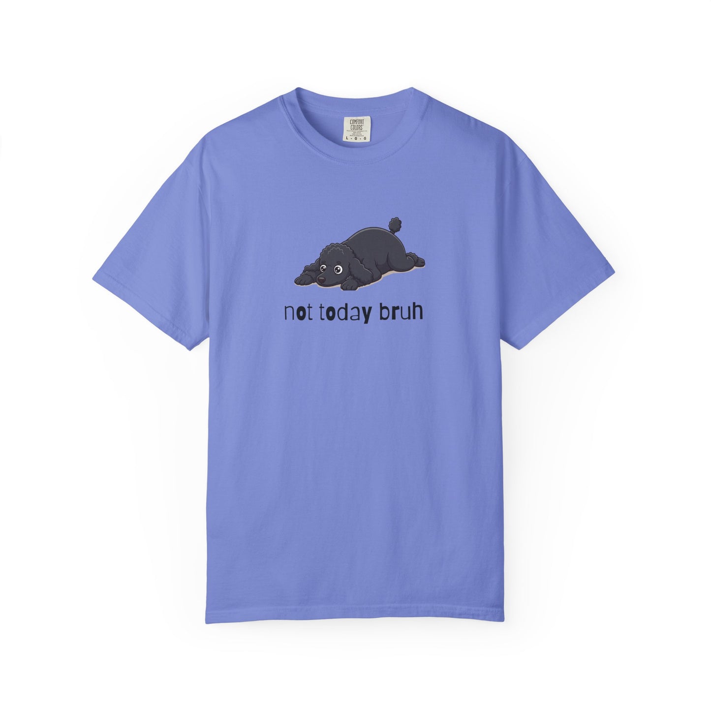 Poodle Not Today Bruh T-Shirt