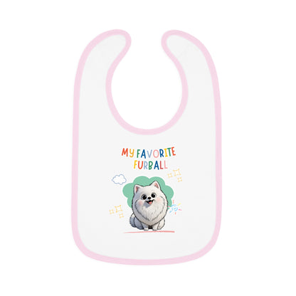 Pomeranian Favorite Furball Baby Bib