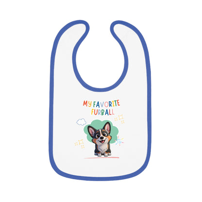 Corgi Favorite Furball Baby Bib
