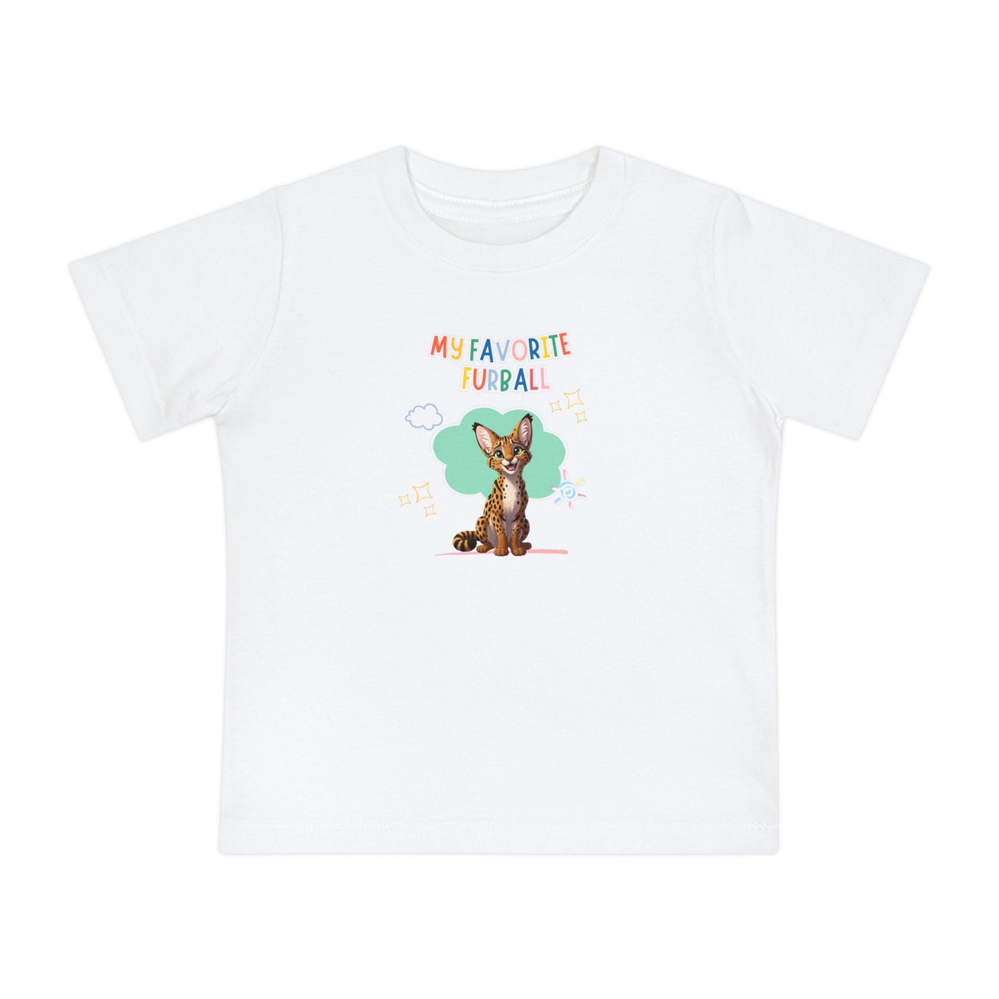 Savannah Cat Favorite Furball Baby Tee