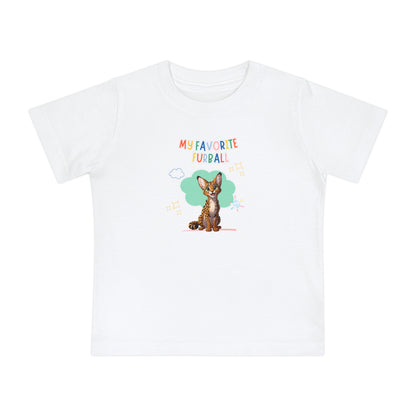 Savannah Cat Favorite Furball Baby Tee