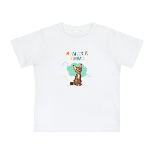 Savannah Cat Favorite Furball Baby Tee