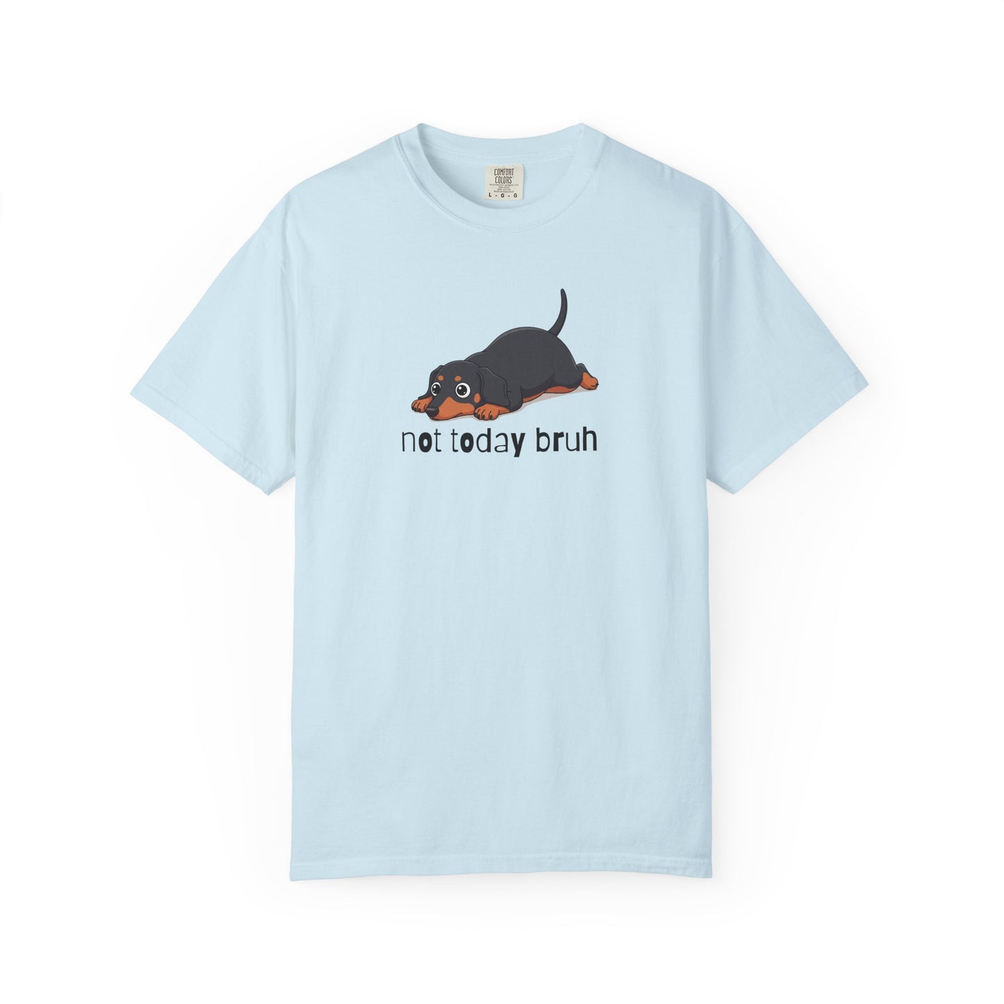 Dacshund Not Today Bruh T-Shirt