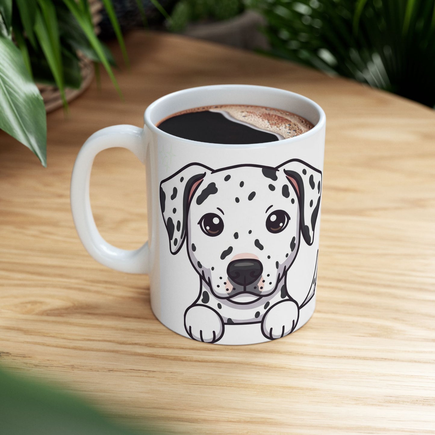 Dalmatian Peek-a-Boo Mug | Best Dalmatian Mama Gift