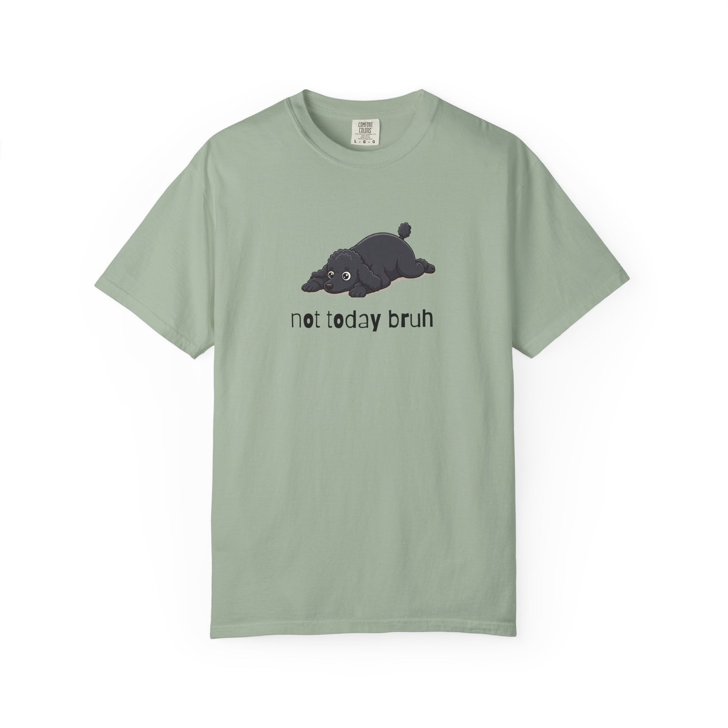 Poodle Not Today Bruh T-Shirt
