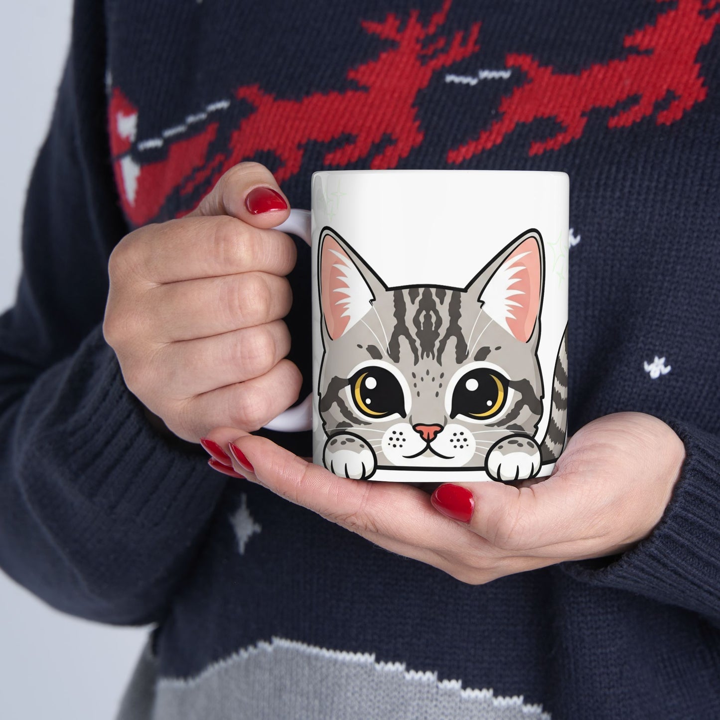 Ocicat Peek-a-Boo Mug | Best Ocicat Mama Gift