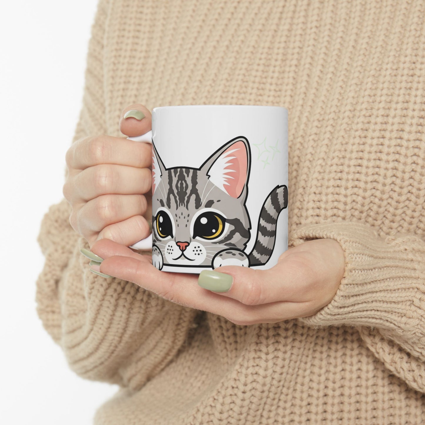 Ocicat Peek-a-Boo Mug | Best Ocicat Mama Gift